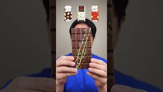 EATING LOCAL MADE DUBAI CHOCOLATE #asmr #mukbang #food #funny #chocolate #chocolatelog #emoji