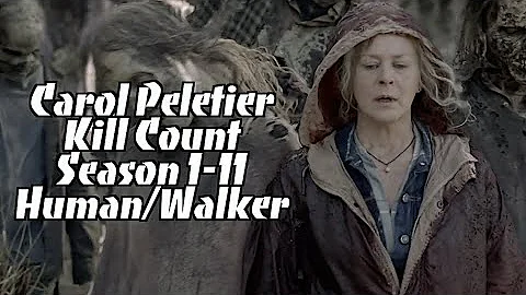 The Walking Dead - Carol Peletier KILL Count | Sea...