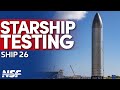 SpaceX Tests Starship Prototype Ship 26