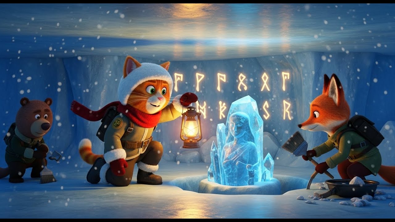 The Tabby Cat and the Lost Frozen Civilization | Wholesome 3D Adventure of Discovery and Hope 🧊