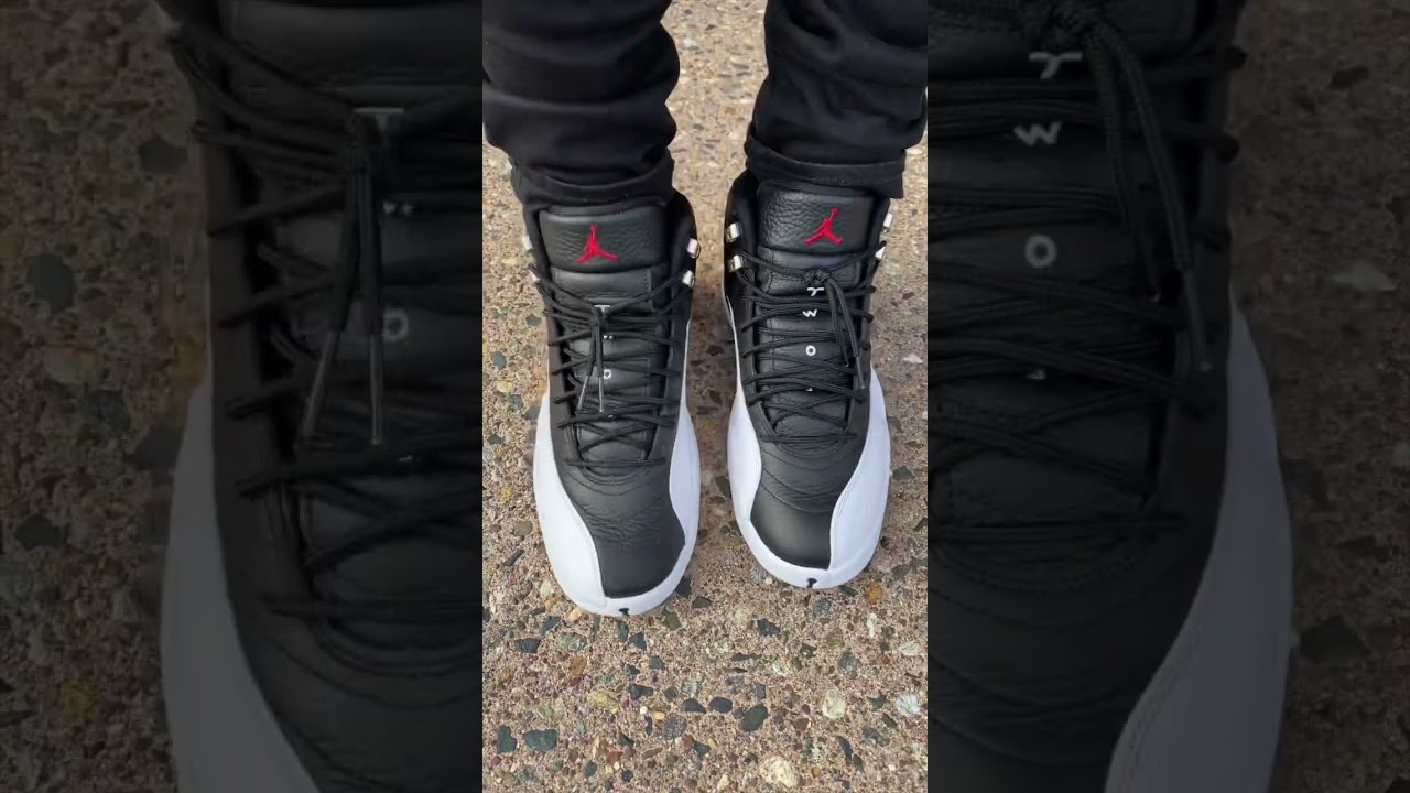 how to tie jordan 12