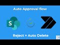 Power Automate Approval Workflow: Approve or Reject New SharePoint List Items Automatically