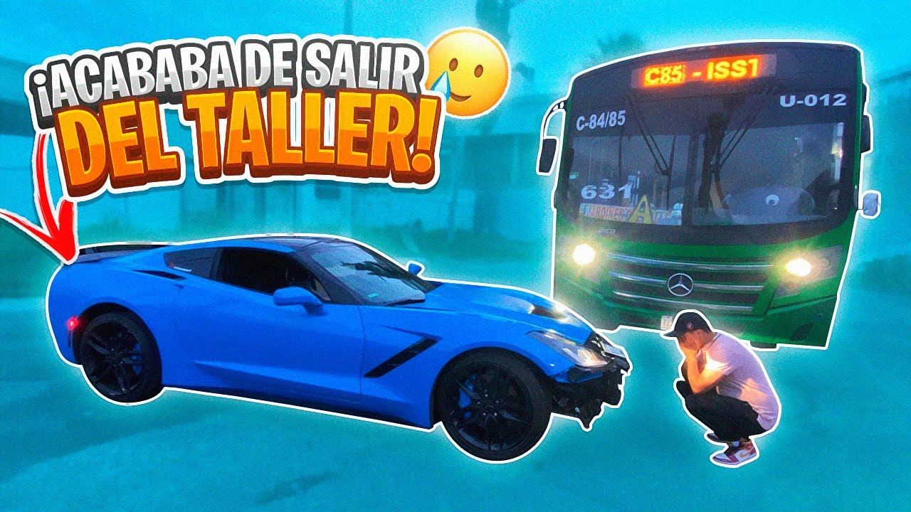 UN CAMIÓN LE PEGO AL CORVETTE RECIÉN PINTADO!! NO LO PODÍA CREER.. | GUSLOPEZ 7