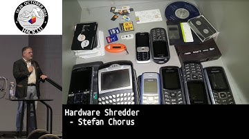 Hack.lu 2016 Lightning Talk: Hardware Shredder by Stefan Chorus
