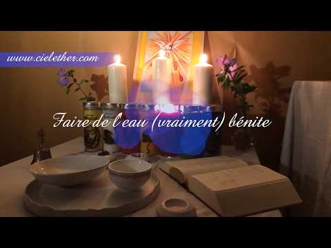Faire de l'eau (vraiment) bénite