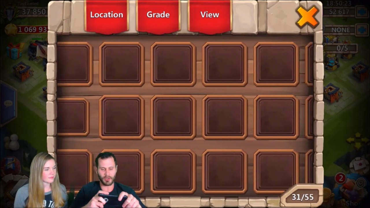 My Wife & Me Rolling 50k Gems For Heroes Castle Clash