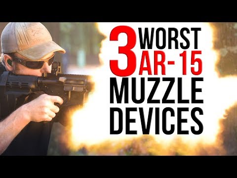 3 Worst Muzzle Devices for AR-15 Pistols