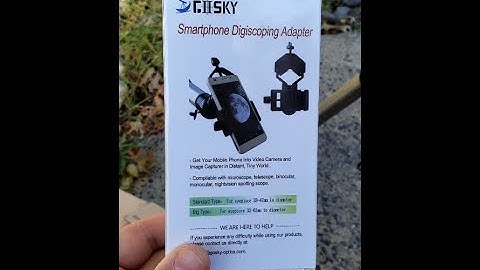 REVIEW - GOSKY Smartphone Digiscoping Adapter