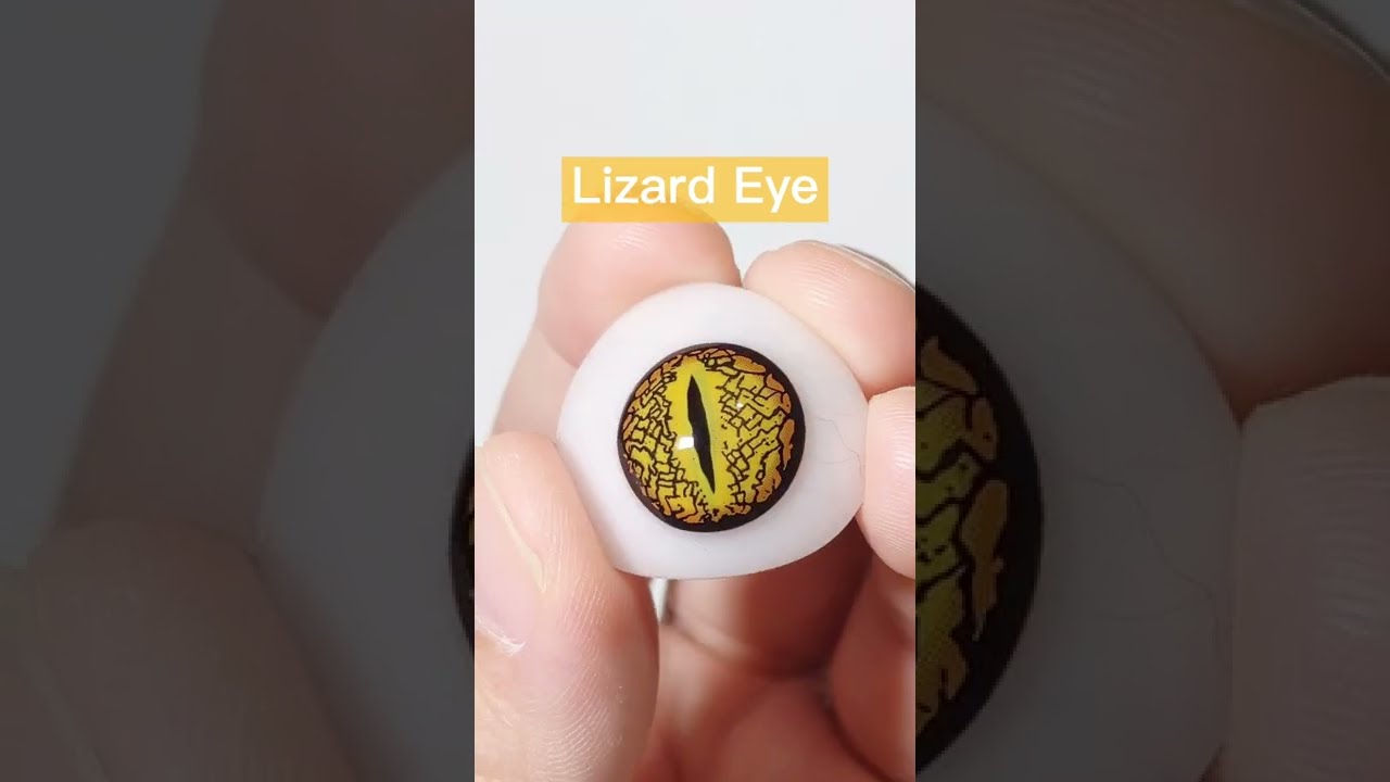 Bucolapal Lizard Eye Brown Contact Lenses