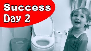 Toilet Potty training  day 2 out of 21 (Step By Step Tutorial)