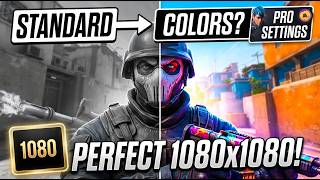 CS2 Pro Color Settings and 1080x1080 Resolution Setup