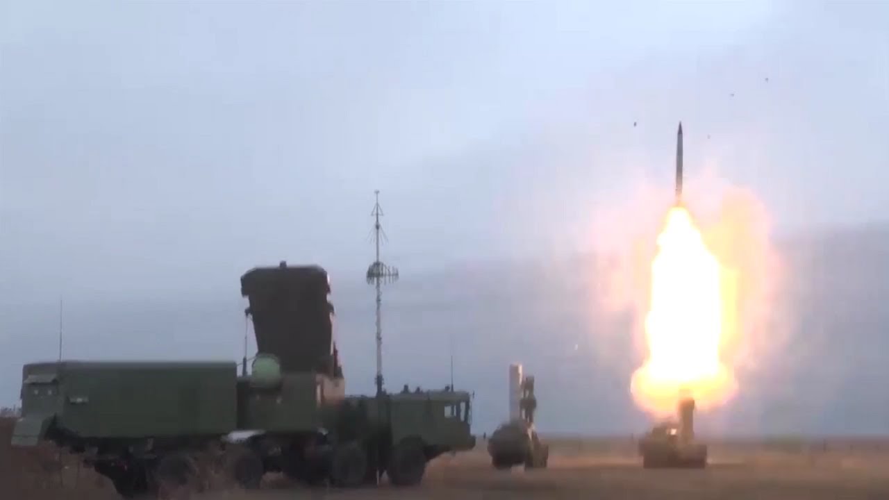 S-400 Air Defense System against highly maneuverable targets at the Kapustin Yar training ground