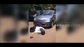 DETIK-DETIK CHINTYA RAMLAN TERLINDAS MOBIL