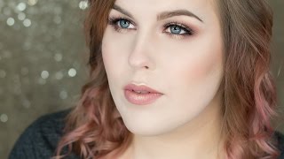 Dusty Rose and Gold Halo Eye shadow Tutorial // Rebecca Shores MUA