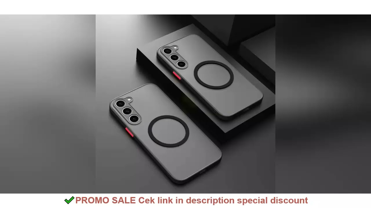 Luxury Magsafe Wireless Charge Case For Samsung Galaxy S20 S21 S22 S23 FE S24 Plus S24Ultra Shockpro