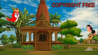 Cartoon Back Ground  Village Beautiful House Background  With Out Copyright Bg Cca Back Ground 