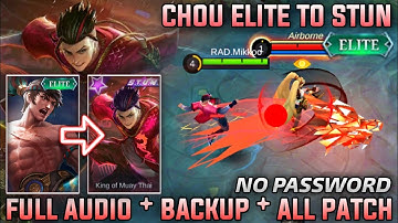 ▶️ CHOU ELITE SKIN TO STUN SKIN SCRIPT | ABC FILE + FULL AUDIO | CHOU KING OF MUAY THAI TO S.T.U.N.