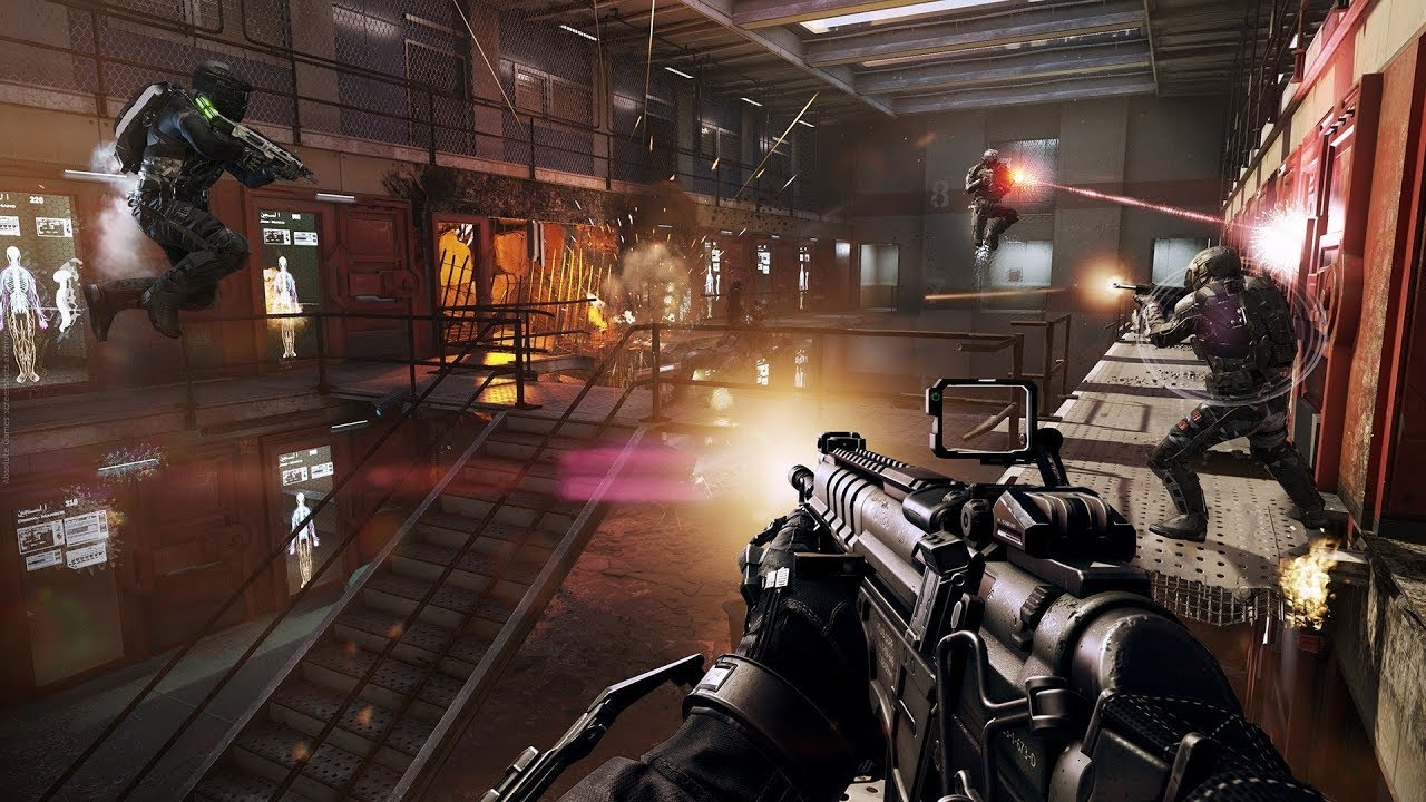 Amazing Futuristic Shootout in Beautiful War Game Call of Duty Advanced Warfare