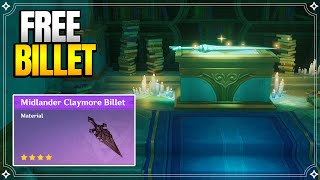 FREE Midlander Claymore Billet | World Quests & Puzzles |【Genshin Impact】