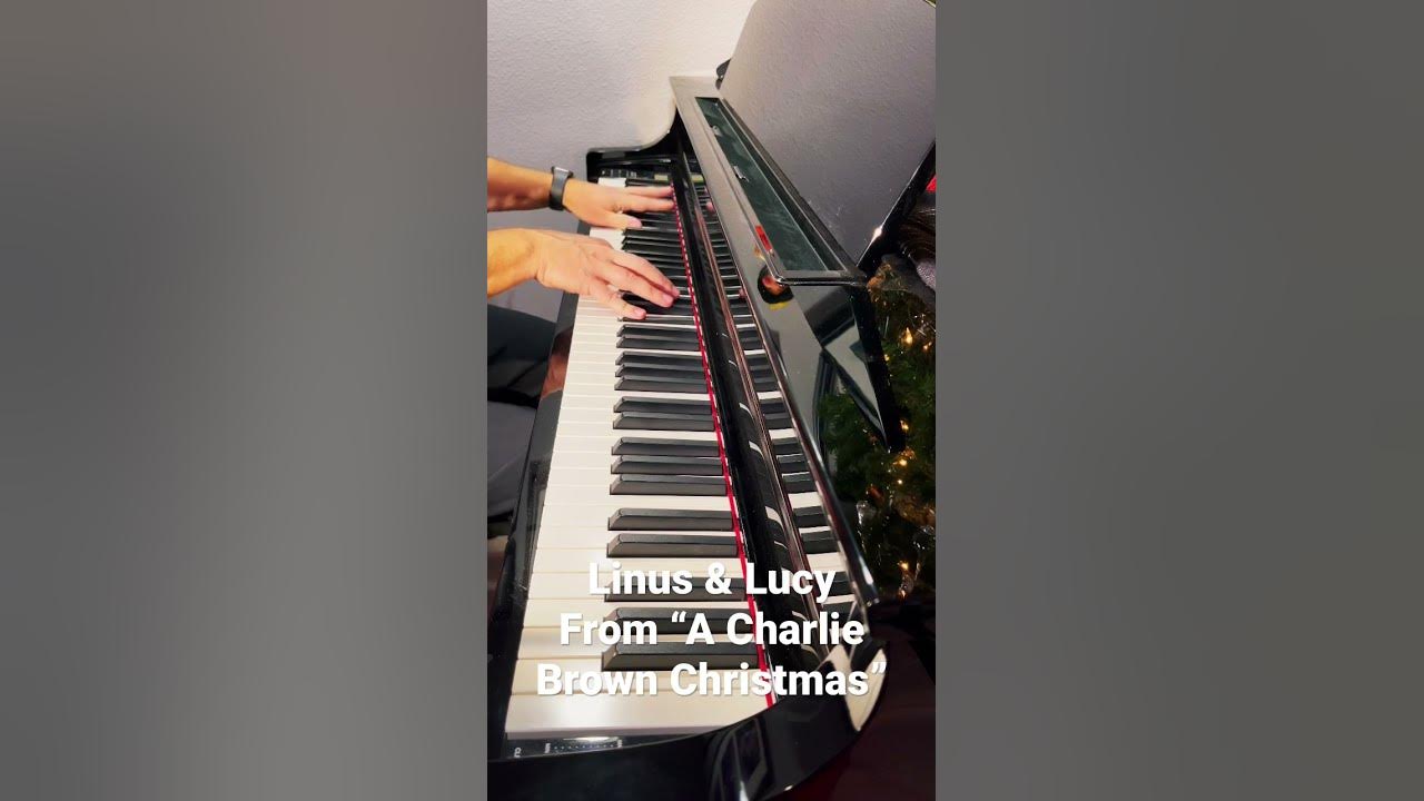 Linus & Lucy from “A Charlie Brown Christmas” #shorts #piano #christmas #charliebrown