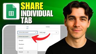 How To Share Individual Tab In Google Sheets (Tutorial 2026)