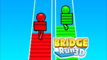 bridge race gamePlay level 14-15-16 #youtubevideo #gaming #bridgerace #androidgames
