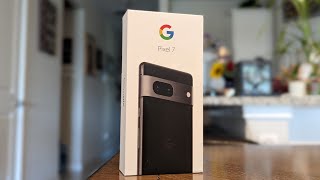 Google Pixel 7 Obsidian $599 | First impressions of the little