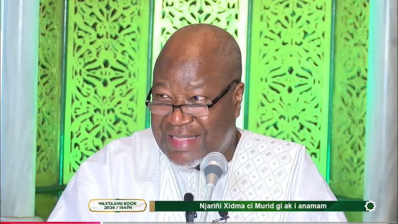 🔵 Grande Mosquée de Touba Bisup 9eel Waxtaanu Koor 1447H  2026 GMT Sëriñ Maamuun Mbàkke Faadil