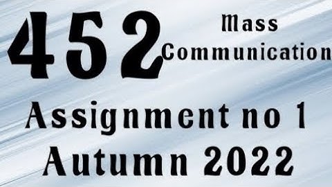 AIOU Code 452 Solved Assignment No.1 Autumn 2022 #aiou #aiousolveassignments