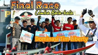 Final Race Lomba Bala-bala Polres Palopo: Liberty Dominasi Balapan, Tuan Rumah Ogah Kalah Kandang
