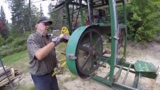 A little bit of discussion on construction set-up for those looking for a bit more info. He mentioned that the bearing on the pulley