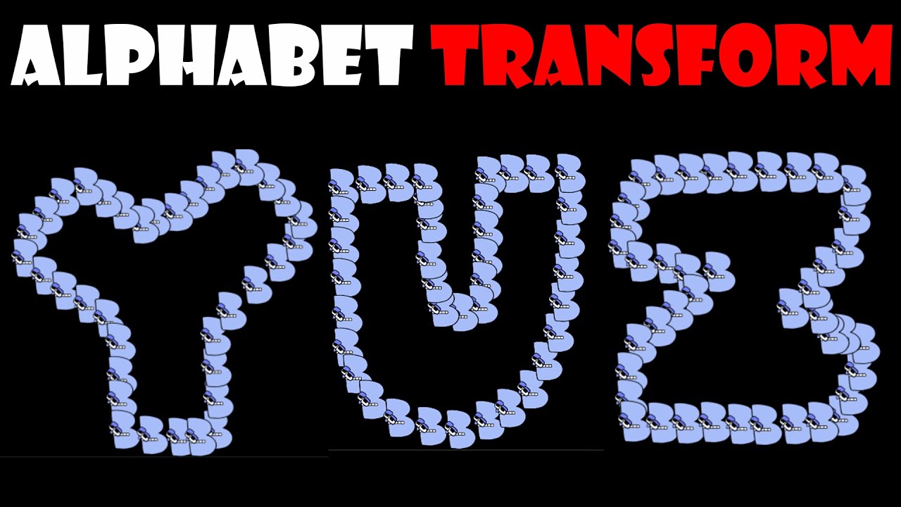 Transform Letters Alphabet Lore Snakes transform Letters from B Part 1 - YouTube