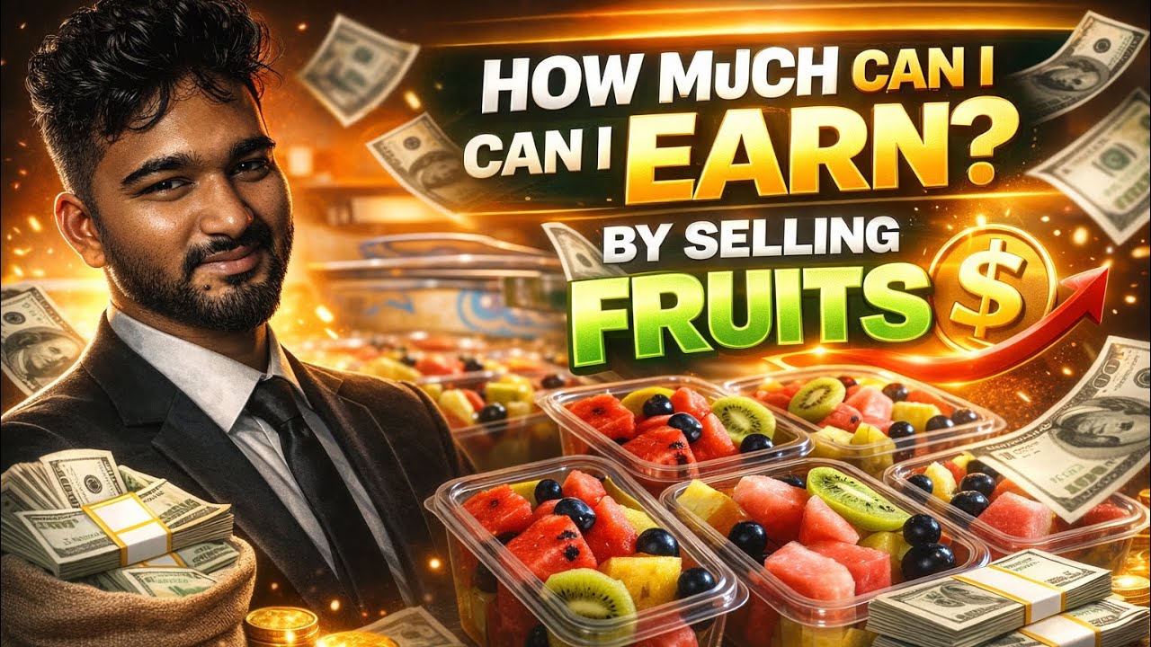 How Much Can I Earn by Selling Fruit Cups? 🍉💰 Real Profit Revealed