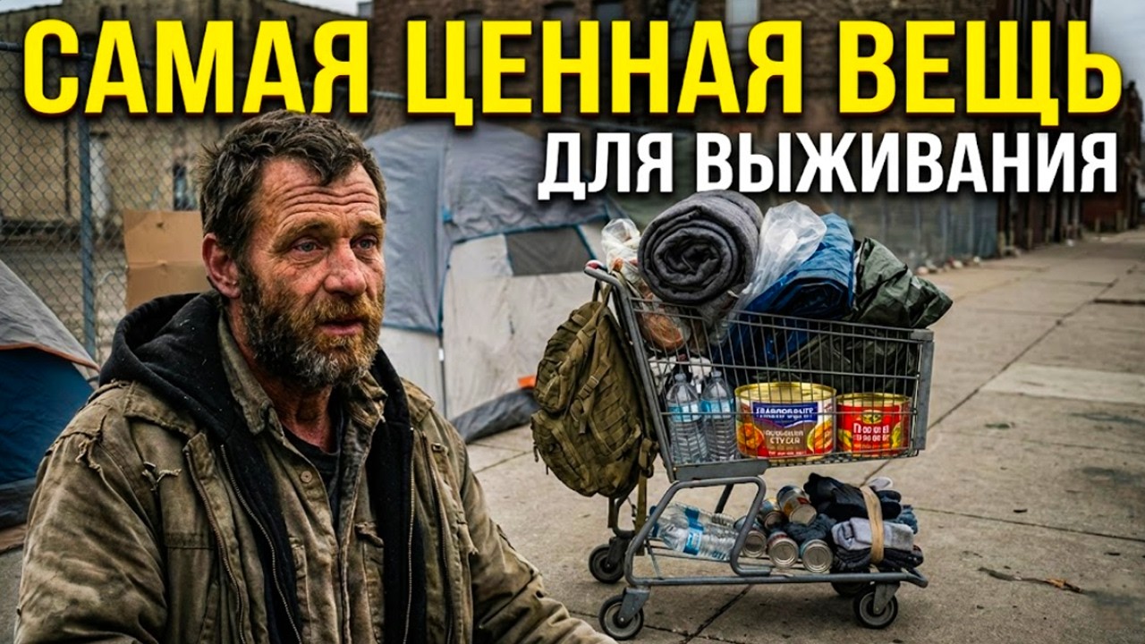 Самая ценная вещь для бездомного: И это НЕ деньги!