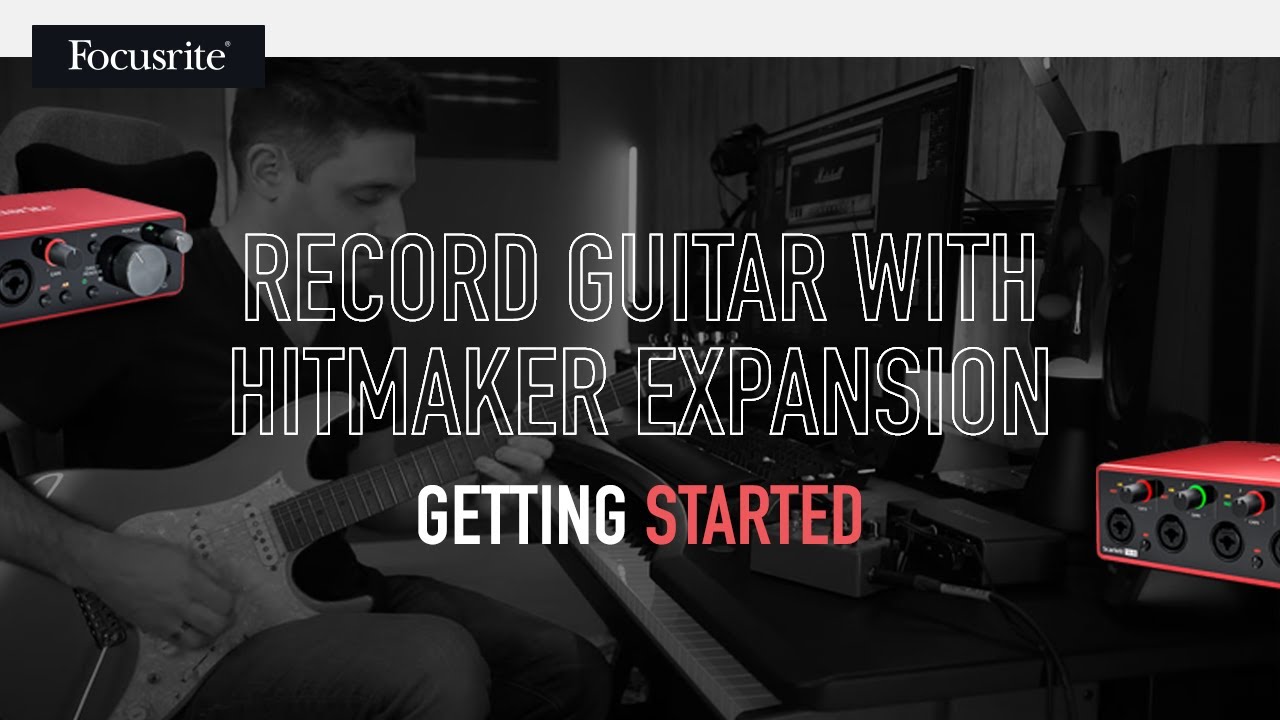 Getting Started Recording Guitar with Hitmaker Expansion (video 1