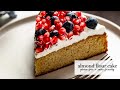 Almond flour cake  glutenfree paleo  low carb