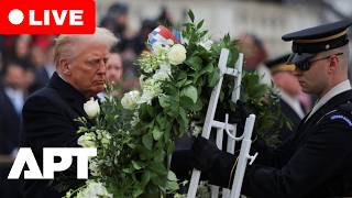 LIVE: Trump Lays Wreath at Tomb of the Unknown Soldier on Memorial Day at Arlington Cemetery | APT