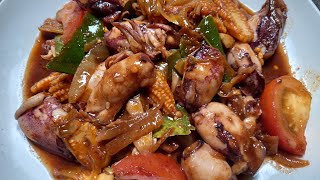 Sotong Tumis Tomyam Ala Thai | Resepi Dari Keluarga RDK
