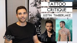 TATTOO CRITIQUE - Justin Timberlake