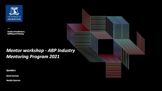 Mentor workshop - ABP Industry Mentoring Program 2021