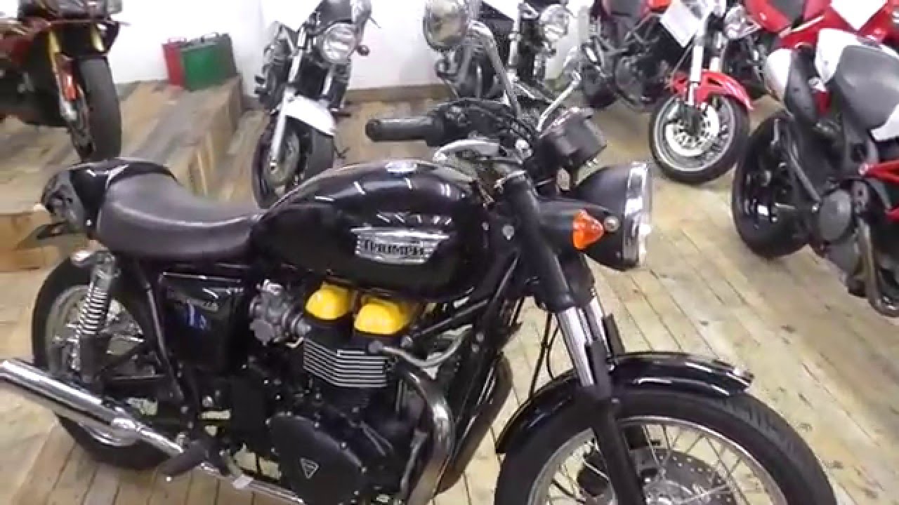 2008 Triumph Bonneville T100 Custom Youtube
