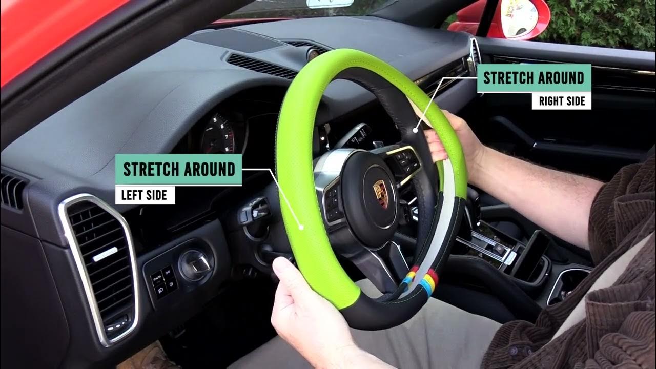 How to Install Steering Wheel Cover FH2008 FH Group Auto YouTube