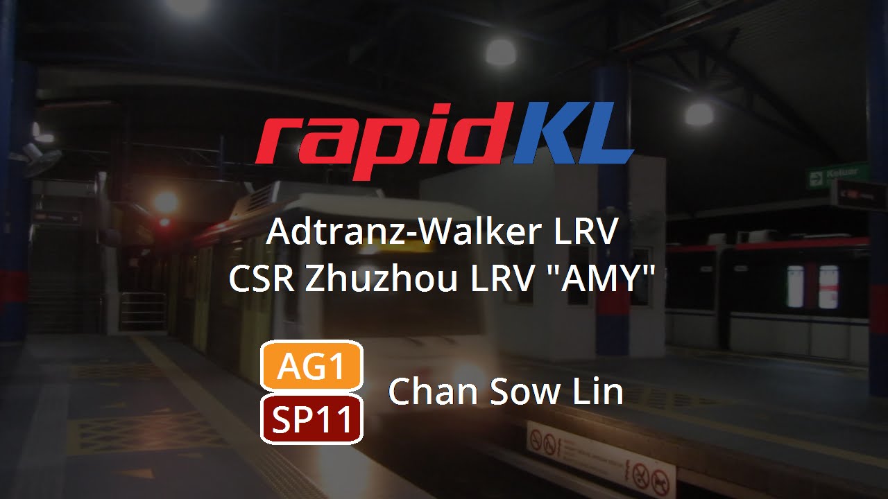 rapidKL Adtranz LRV (Turnabout) and CSR Zhuzhou 