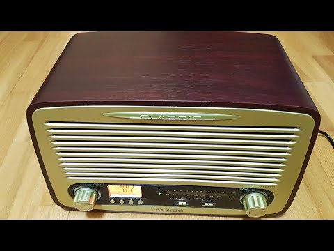 Radio vintage retro con USB y despertador en Amazon ⭐ Unboxing, review
