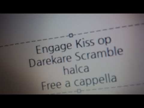 エンゲージキス OP - 誰彼スクランブル - halca Free a cappella フリーアカペラ