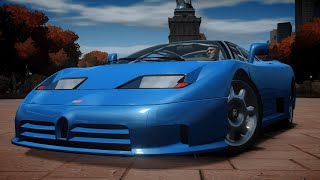 GTA IV Bugatti EB110 Super Sport Crash Testing