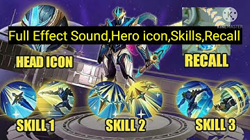 Gusion Cosmic Gleam Full Effect Script (Voice,Sounds,Skill Effects,Recall)
