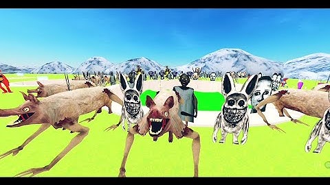 Nextbots In Playground mod New Update 4.0.8:Zoochosis vs Zoonomaly,Granny,G Man Digital Circus,Zebra