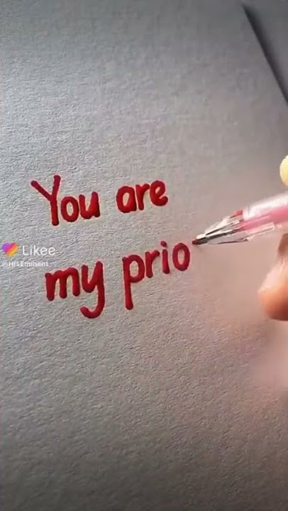 you're ma priority