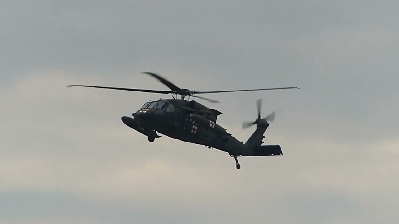 Autorotation and Winch Exercise HH 60M Grafenwoehr Army Airfield, 01 10 2025